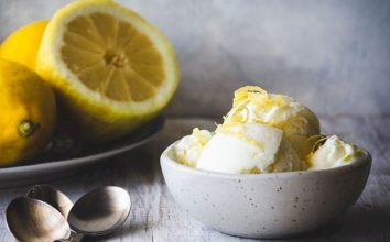 3 Gereçli Limonlu Dondurma