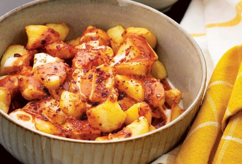 Aioli soslu patatas bravas