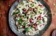 Badem ve narlı rezene salatası