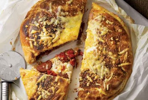 BAZLAMADAN KAPALI PİZZA