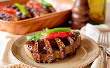 Beli bağlı (Beli kırık) patlıcan kebabı