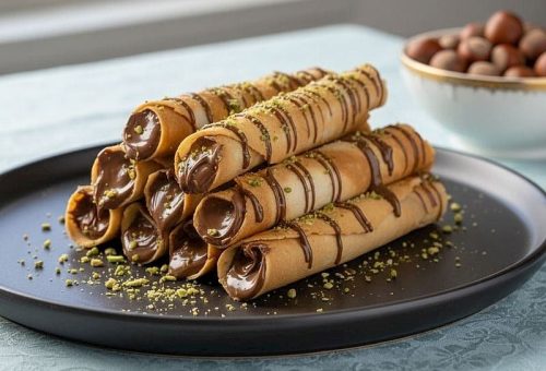 Çikolata Dolgulu Çıtır Rulo Kat Tarifi