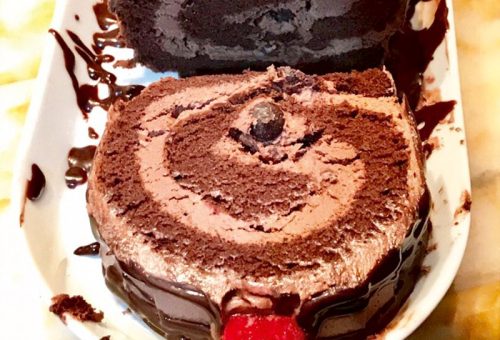 Çikolatalı İsviçre rulosu (Swissroll)