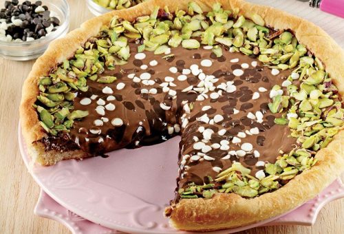 Çikolatalı pizza