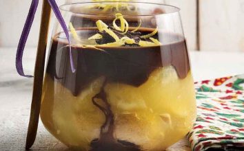 Çikolatalı portakallı kup