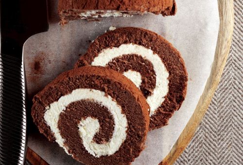 Çikolatalı rulo pasta