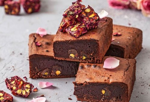 Çikolatalı ve lokumlu brownie
