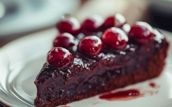 Çikolatalı Vişneli Tart