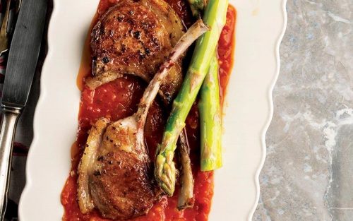 Domates Soslu Kuzu Pirzola