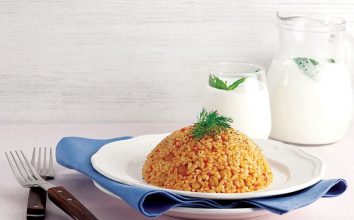 Domatesli bulgur pilavı