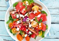 Domatesli Karpuzlu Yaz Salatası