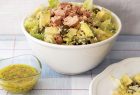 ELMALI VE AVOKADOLU TON BALIKLI SALATA