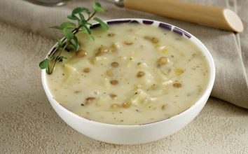 Erişteli yeşil mercimek