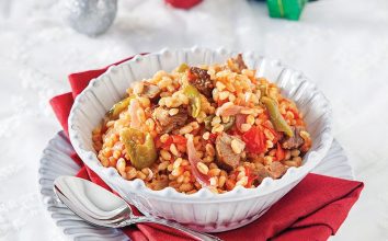 Etli bulgur pilavı