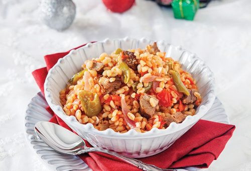 Etli bulgur pilavı