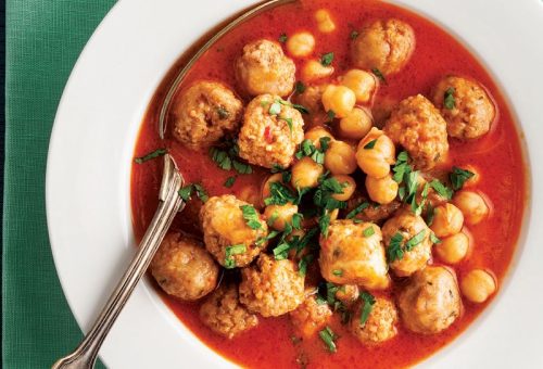 Etli topalak çorbası (KONYA)