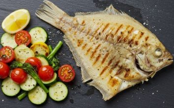 Fırında Sebzeli Kalkan Balığı Tarifi