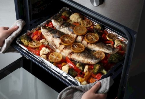 Fırında Sebzeli Levrek Tarifi