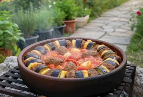 Güveçte Patlıcan Kebabı Tarifi