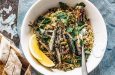 Hamsili ılık kinoa salatası