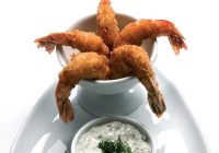 Hindistan Cevizinde Karides Pane