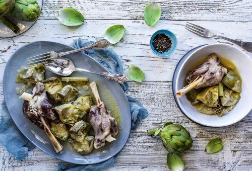 İncikli terbiyeli enginar