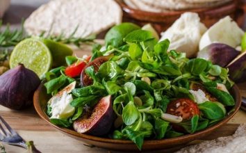 İncirli Mozzarellalı Semizotu Salatası