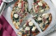 ISPANAKLI VE ENGİNARLI TORTİLLA PİZZA