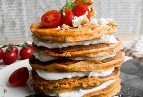KABAKLI SALÇALI PANKEK