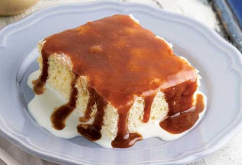 Karamel soslu trileçe