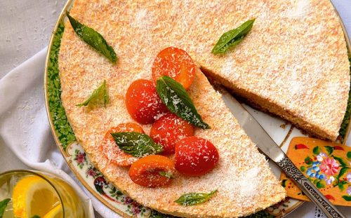 Kayısılı&Peynirli çavdar unlu soğuk pasta