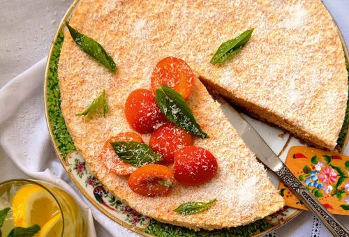 Kayısılı&Peynirli çavdar unlu soğuk pasta