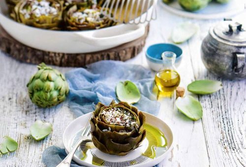 Kinoalı enginar dolması