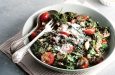 Kinoalı ılık ıspanak salatası