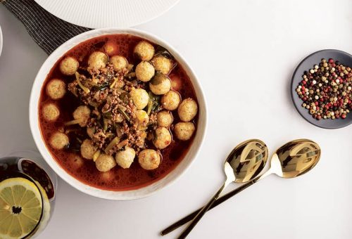 Köfteli semizotu çorbası