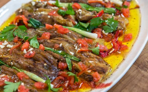 Köz Patlıcan Salatası