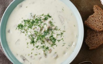 Kremalı mantar çorbası