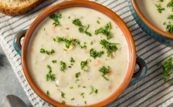 Kremalı Midye Çorbası