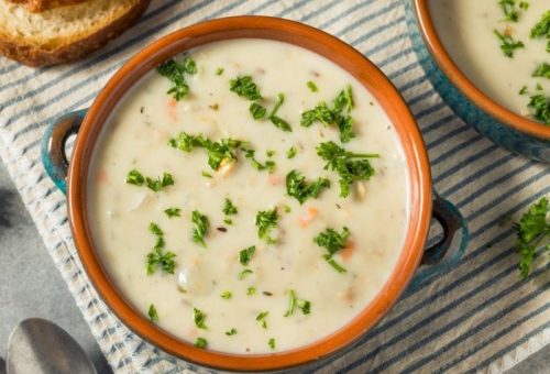Kremalı Midye Çorbası