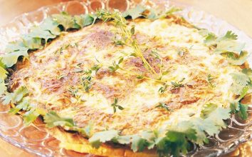 Lor peynirli ve mantarlı yufka hisse