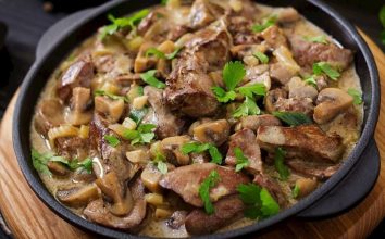 Mantarlı Ciğer Sote Tarifi