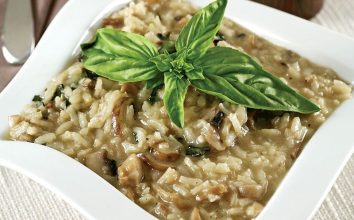 Mantarlı risotto