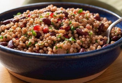 Meksika Fasulyeli Kuskus Salatası Tarifi