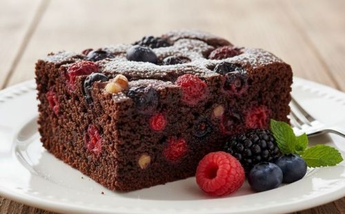 Orman Meyveli Brownie Tarifi