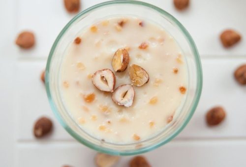 Pastane Usulü Fındıklı Muhallebi Tarifi