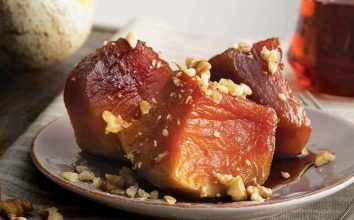 Pekmezli balkabağı tatlısı