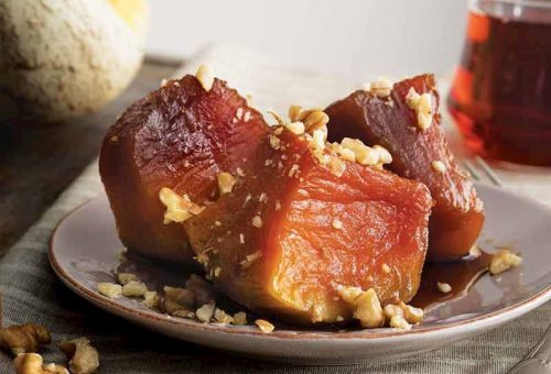 Pekmezli balkabağı tatlısı