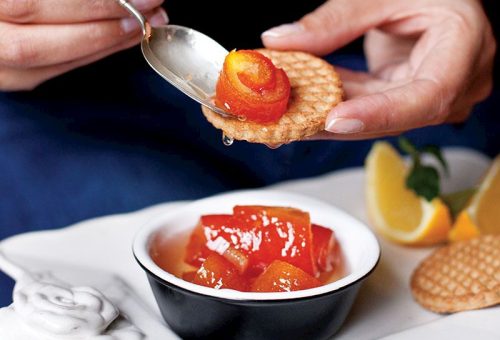 Portakal kabuğu reçeli