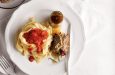 Sebzeli biftek buketi & Köz zerzevat soslu fettuccine