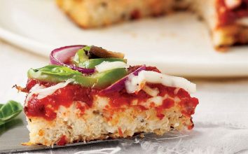 Sebzeli karnabahar pizza